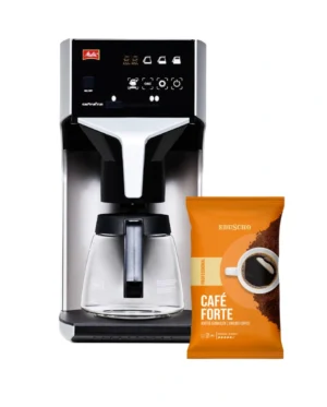 Melitta xt180 filter coffee machine for thermos jug with a pack of Eduscho Cafe Forte