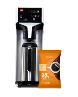 Melitta xt180 filter coffee machine for thermos jug with a pack of Eduscho Cafe Forte